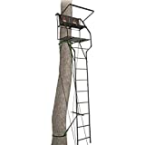 Primal Tree Stands Double Vantage Deluxe 18' Two-Man Ladder Tree Stand with Jaw and Truss System