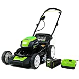 Greenworks Pro 80V 21' Brushless Cordless Lawn Mower, 4.0Ah Battery and 60 Minute Rapid Charger Included