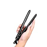 LOVANI Mini Flat Iron Travel Size Nano Titanium Dual Voltage Portable Hair Flat Iron for Worldwide Use 0.5 Inch Hair Straightener with Professional Heat Resistant Travelling Bag