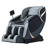 Massage Chair, Zero Gravity Massage Chair Full Body Shiatsu Massage Chair Recliner with Smart Large Screen Wormwood Back and Heating Vibration and Foot Roller,Grey
