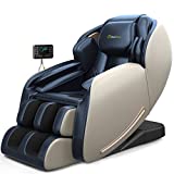 Real Relax Massage Chair, Full Body Zero Gravity SL Track Massage Chair, Shiatsu Massage Chair Recliner with Heat Body Scan Bluetooth Foot Roller, Favor-06
