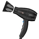 INFINITIPRO BY CONAIR Mighty Mini Compact Lightweight Professional Hair Dryer with AC Motor, Black