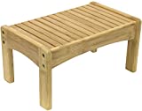 Sorbus Small Bamboo Step Stool - Wooden Foot Rest Stool & Potty Training Stool for Kids Toddlers