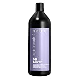 MATRIX Total Results So Silver Color Depositing Purple Shampoo for Blonde and Grey Hair, 33.8 Ounce