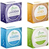Solid Shampoo Bar And Conditioner Effect Hair Soap – 4 Pack 100% Organic Shampoo Bars For Hair With All Natural Plant Based Essential Oils And Eco Friendly Zero Waste Biodegradable Packaging