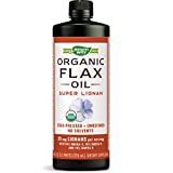 Nature's Way EfaGold Organic Flax Oil Super Lignan, 35 mg per serving, 24 Ounce
