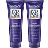 L'Oreal Paris EverPure Brass Toning Purple Sulfate Free Shampoo and Conditioner, 6.8 fl Ounce (Set of 2)