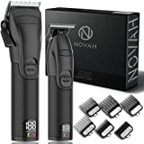 Professional Hair Clippers and Trimmer Kit for Men - Cordless Barber Clipper Hair Cutting Kit, Beard T Outliner Trimmers Haircut Grooming Kit