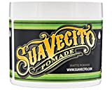Suavecito Pomade Matte (Shine-Free) Formula 4 oz, 1 Pack - Medium Hold Hair Pomade For Men - Low Shine Matte Hair Paste For Natural Texture Hairstyles
