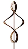 Stanwood Wind Sculpture Kinetic Copper Dual Helix Spinner