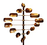 Stanwood Wind Sculpture Kinetic Copper Wind Spinner - Lucky 8 Twirler
