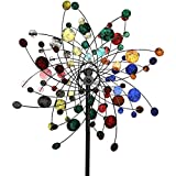 MJ Spinner Designs Confetti Style Kinetic Wind Garden Spinner