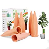 Plant Watering Spikes, Remiawy Plant Vacation Waterer Wine Bottle Watering Stakes Terracotta Plant Watering Devices Slow Release Self Watering Spikes Plant Nanny for Indoor Outdoor Plant