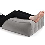 Leg Elevation Pillow,Inflatable Wedge Pillows,Comfort Leg Pillows for Sleeping,Improve Circulataion and Reduce Swelling,Suitable for improving Sleep Quality,Pregnant,Surgery and Injury,Recovery (Grey)