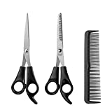 Hair Scissors Cutting Scissors Thinning Shears Thinning Scissors Hair Cut Set for Hair Styling Stainless Steel Hairdressing With Comb