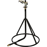Strongway Tripod Sprinkler with Round Base - 1in. Head with 3 Nozzles, 120-Ft. Dia. Coverage
