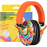 PROHEAR 032 Kids Ear Protection Safety Ear Muffs, NRR 25dB Noise Reduction Childrens Earmuffs, Adjustable Headband Hearing Protectors for Sports Events, Concerts, Racing, Airports - Lollipop Pattern