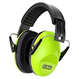 Dr.meter EM100 Kids Protective Earmuffs with Noise Blocking Children Ear muffs for Sleeping, Studying, Shooting, Babies 27NRR Adjustable Head Band, Green