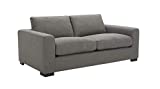 Amazon Brand - Stone & Beam Westview Extra-Deep Down-Filled Loveseat Sofa Couch, 75.6'W, Smoke