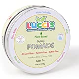 Lucci’s Childrens Grooming Supply Baby Hair Gel – 5oz Plant-Based Styling Hair Pomade for Infants – No Parabens or Sulphates – Medium Shine and Strong Hold Hair Paste for Kids