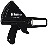 Sequoia Fitness TrimCal 4000 Body Fat Caliper (Black) [Health and Beauty] with Fat % Chart