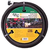 Rocky Mountain Goods Soaker Hose - Heavy duty rubber - Saves 70% water - End cap included for additional hose connect - Great for gardens/flower beds - Reinforced fittings (25-Feet by 5/8-Inch)