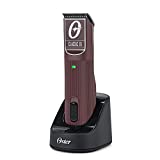 Oster Professional Cordless Classic 76 Hair Clipper with Lithium-ion Battery, Detachable Blade, Burgundy