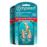 Compeed Advanced Blister Care 10 Count Mixed Sizes Pads (2 Packs), Hydrocolloid Bandages, Heel Blister Patches, Blister on Foot, Blister Prevention & Treatment, Waterproof Cushions, Packaging May Vary