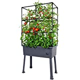 Patio Ideas - 15' x 15' x 58' Self-Watering Plant Tower Planter