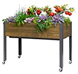 CedarCraft Self-Watering Elevated Spruce Planter (21' x 47' x 32'H) - The Flexibility of Container Gardening The Convenience of a self-Watering System. Grow Healthier, More Productive Plants.