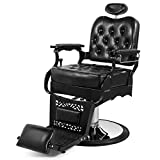Artist Hand Vintage Barber Chair Heavy Duty Hydraulic Recline Salon Chair Classic Barber Chairs for Hair Stylist Tattoo Chair Barber Salon Equipment