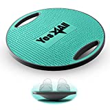 Yes4All Premium Wobble Balance Board/Core Balance Board – 16.34 inch Round Balance Board for Standing Desk, Core Training, Home Gym Workout (Trendy Teal)