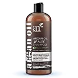 artnaturals Moroccan Argan Oil Shampoo - (12 Fl Oz / 355ml) - Moisturizing, Volumizing Sulfate Free Shampoo for Women, Men and Teens - Used for Colored and All Hair Types, Anti-Aging Hair Care