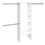 ClosetMaid SuiteSymphony Starter Tower Kit, 25', Pure White
