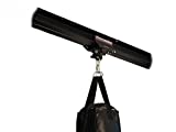 Firstlaw Fitness I-Beam Rolling Mount for Punching Bag & 4 Foot Rail Combo - Black Rolling Mount - Made in The USA