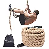 VIVITORY Gym Fitness Training Climbing Ropes, Workout Gym Climbing Rope, Home Training and Fitness Workouts,1.5'' in Diameter, Available 10, 15, 25, 30 Ft (10 ft)