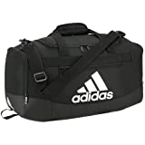 adidas Defender 4 Small Duffel Bag, Black/White, 11.75'x20.5'x11'