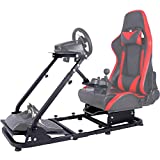 Marada Racing Simulator Cockpit,fit Logitech G25 G27 G29 G920 G923 Thrustmaster T300RS TX F458 T500R PS4 PS3 Xbox,Racing Wheel Stand Without Wheel Pedals Seat