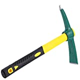 FAATCOI Mattock Weeding Hoe, Dual Head Pick Axes Garden Tools Non-Slip Handle for Cultivating Vegetable Yard Garden Flower Beds Planting Prospecting Camping