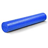 Yes4All Premium Medium Density Round PE Foam Roller for Physical Therapy - 12inch (Blue) MVCV