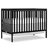 Dream On Me Synergy 5-in-1 Convertible Crib in Black, Greenguard Gold Certified