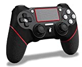 GUSSLM Replacement for PS4 Controller, Wireless Controller for PS4/Pro/Slim/PC, 3.5mm Headset Jack, 6-axis Gyro Sensor Joystick Controller Dual Vibration Audio Function