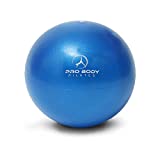 ProBody Pilates Ball Small Exercise Ball, 9 Inch Bender Ball, Mini Soft Yoga Ball, Workout Ball for Stability, Barre, Fitness, Ab, Core, Physio and Physical Therapy Ball at Home Gym & Office (Blue)