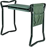COLIBROX Garden Seat Bench with EVA Kneeling Pad and Tool Pouch