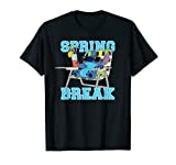 Disney Stitch Beach Chair Chill Spring Break T-Shirt