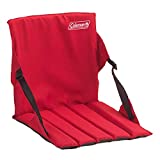 Coleman Portable Stadium Seat Cushion | Lightweight Padded Seat for Sporting Events and Outdoor Concerts | Bleacher Cushion with Backrest