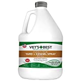 Vet's Best Flea and Tick Yard and Kennel Spray | Yard Treatment Spray Kills Mosquitoes, Fleas, and Ticks with Certified Natural Oils | Plant Safe | 96 Ounces Refill