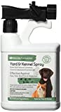 Natural Yard and Kennel Flea & Tick Spray with Convenient Hose -End Sprayer Hookup. 32oz bottle covers up to 4, 500 sq ft.