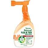 TropiClean Natural Flea & Tick Yard Spray, 32oz - Kills Fleas, Ticks, Larvae, Eggs, Mosquitoes by Contact — Pet-Friendly Pest Control Treatment for Yards – Outdoor Pest Killer — Made in USA