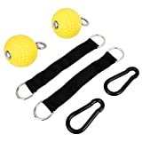 Biitfuu Pull-up Ball Grips Cannonball, Yellow Pull Up Arm Strength Training Ball Gym Home Grip Strength and Climbing Training